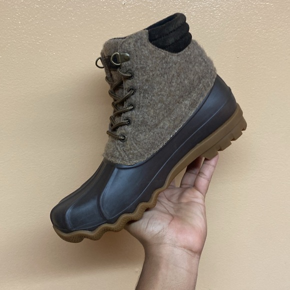 Sperry Top-Sider Avenue 3M Thinsulate Wool Rubber Duck Boots “Brown” - Picture 9 of 17